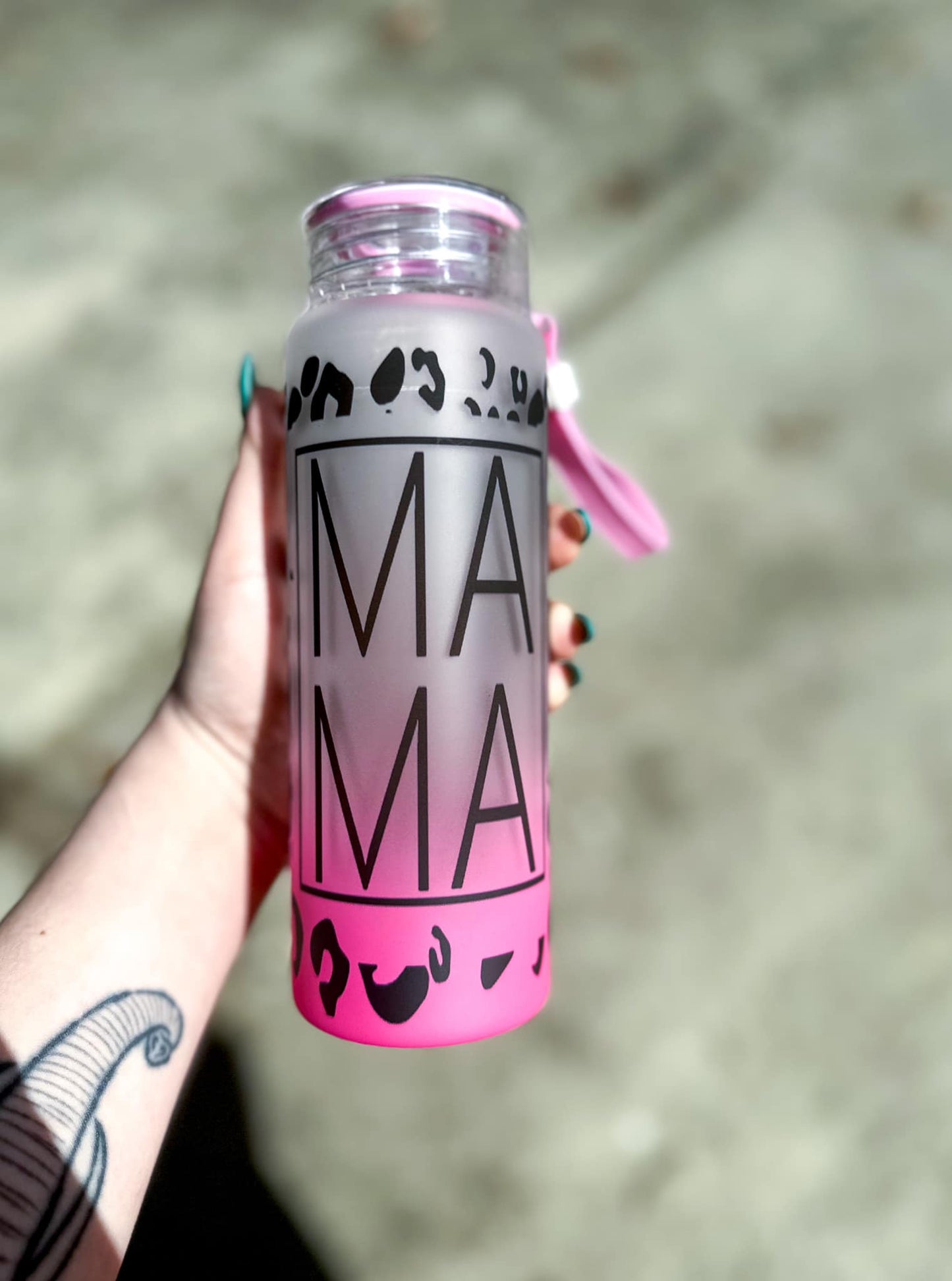 Mama Leopard Wrap water bottle