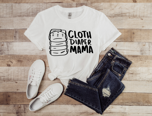 Cloth Diaper Mama tee