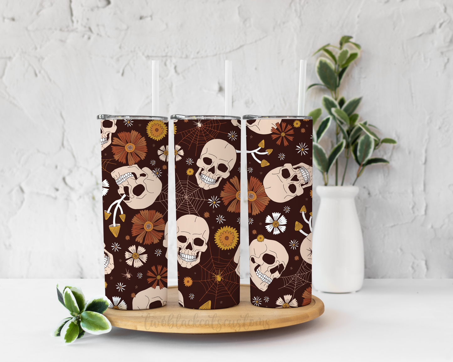 Fall Skulls 20oz Tumbler