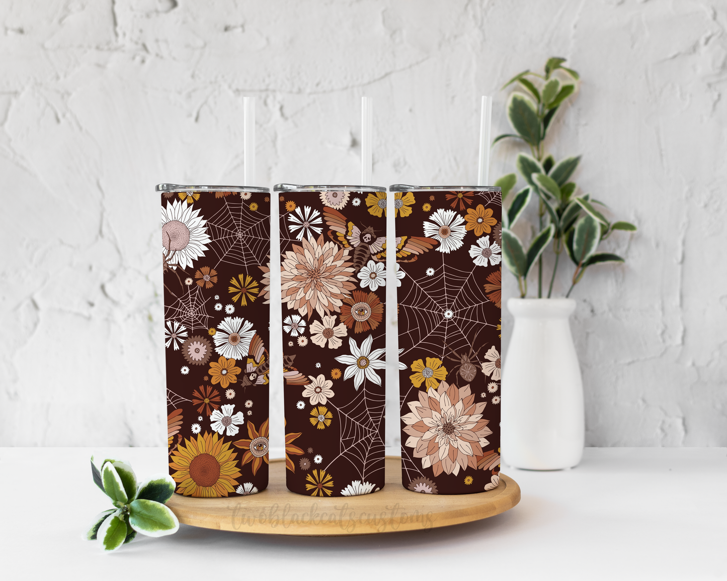 Floral Webs 20oz Tumbler