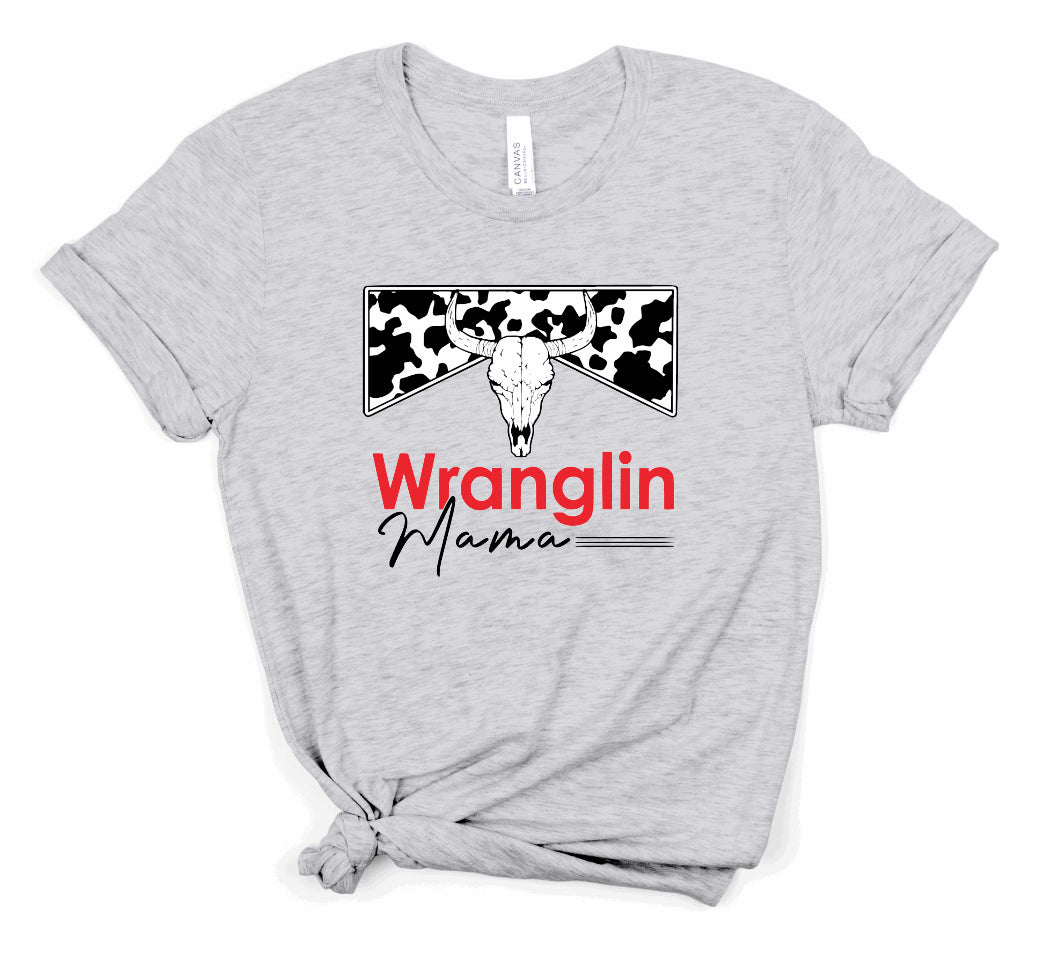 Wranglin’ Mama basic tee