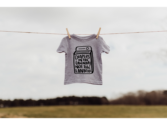 Laundry Not Landfill kids shirt