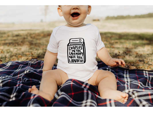 Laundry Not Landfill kids shirt