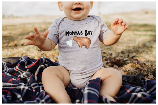 Momma's Boy kids shirt