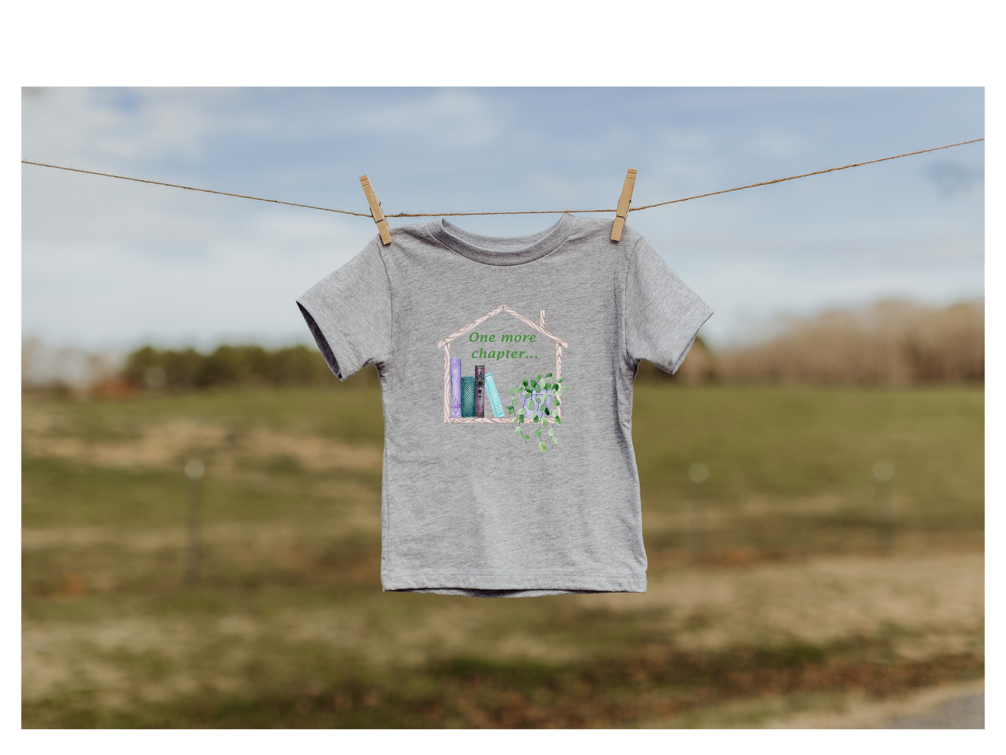 One More Chapter kids shirt